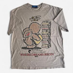 Online Ceramics Los Angeles Public Library Where Dreams Begin Stone Shirt (XL)
